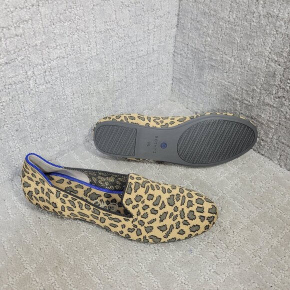 Rothy's The Loafer Womens Size US 9.5 Round Toe Spotted Leopard Slip On Shoes - Picture 9 of 12